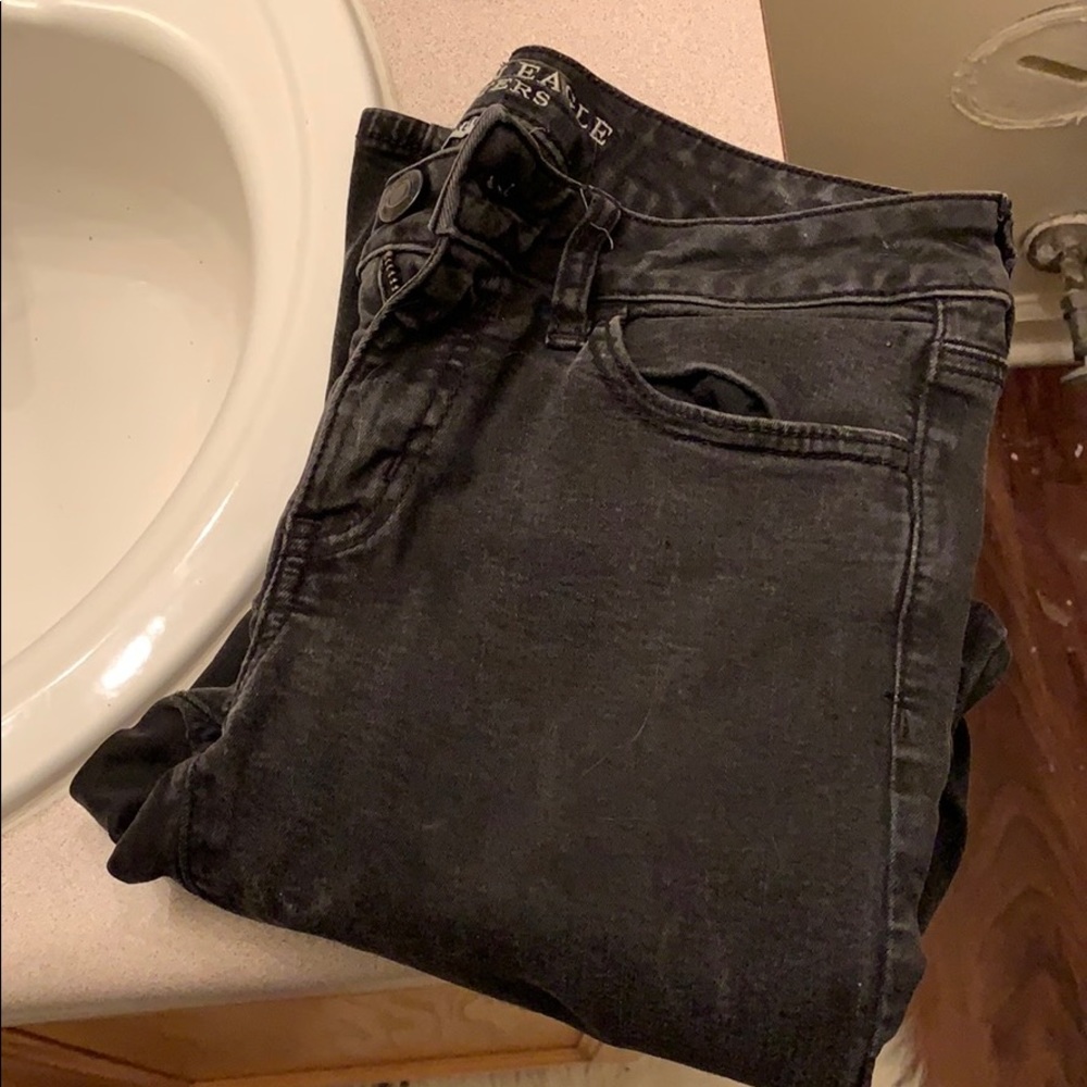 Black American Eagle Jeans